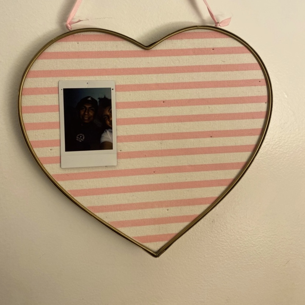Heart shaped picture board